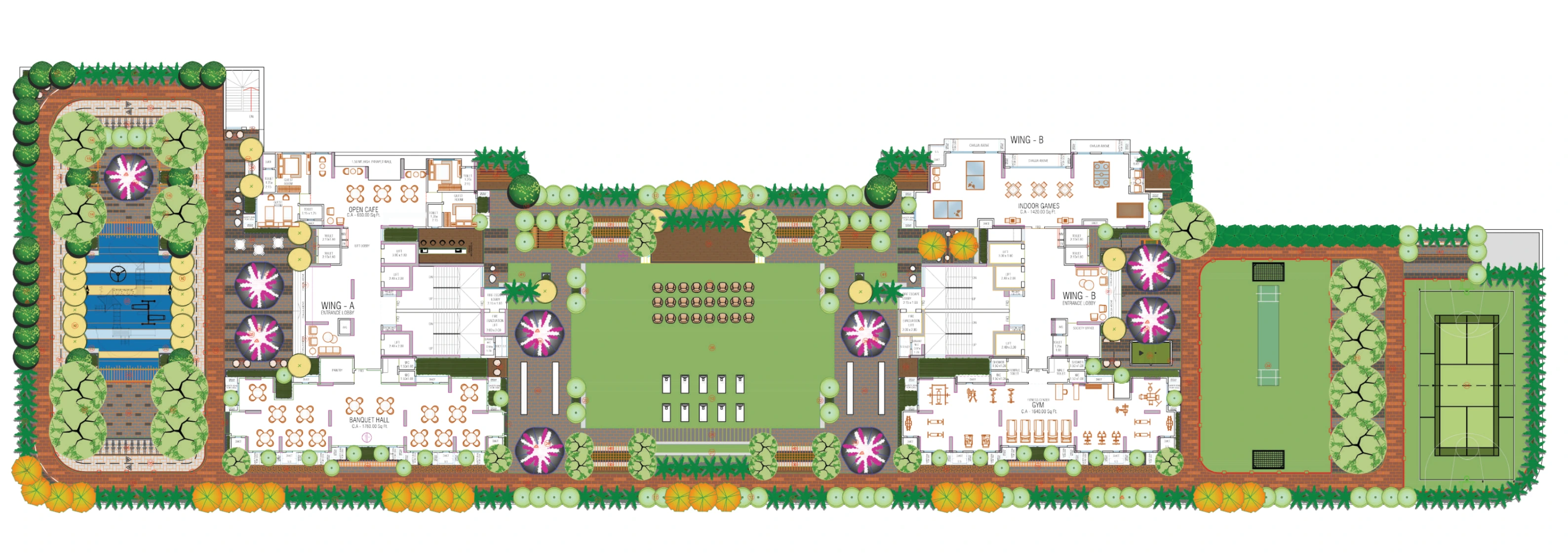 Celestia Veena Typical Floor Plan